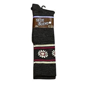 BOGO Wise Blend Women’s Merino Wool Blend Boot Socks,‎ Size M, NWT